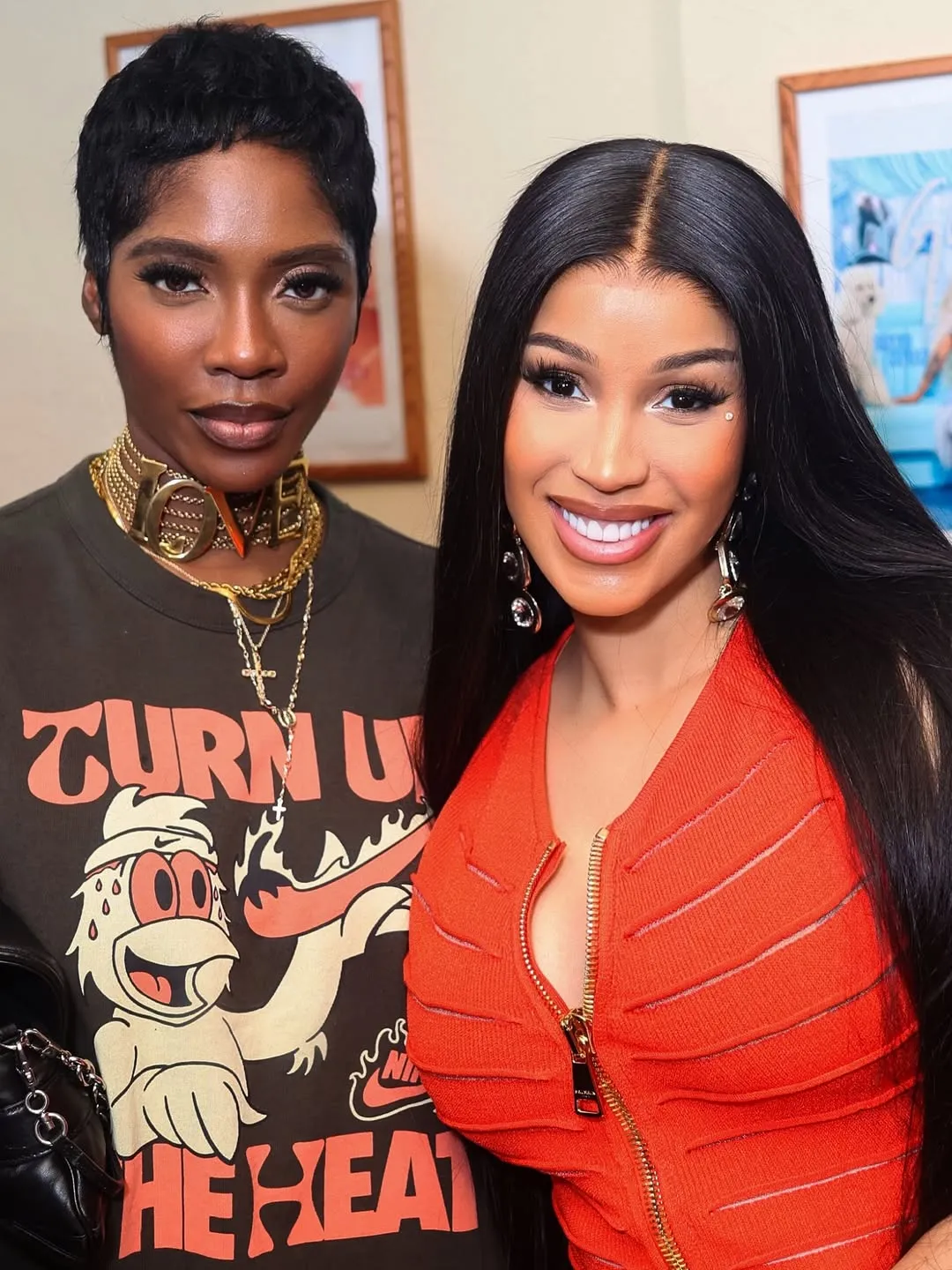 Tiwa Savage & Cardi B’s Face Card Link-Up in New York Is Everything
